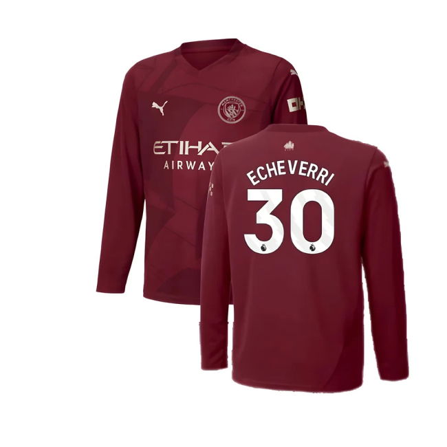 Match-Quality Man City Echeverri 30 2024 2024-2025 Man City Third L...
