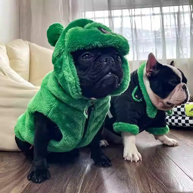 Luxurious Soft Fluffy French Bulldog Vest