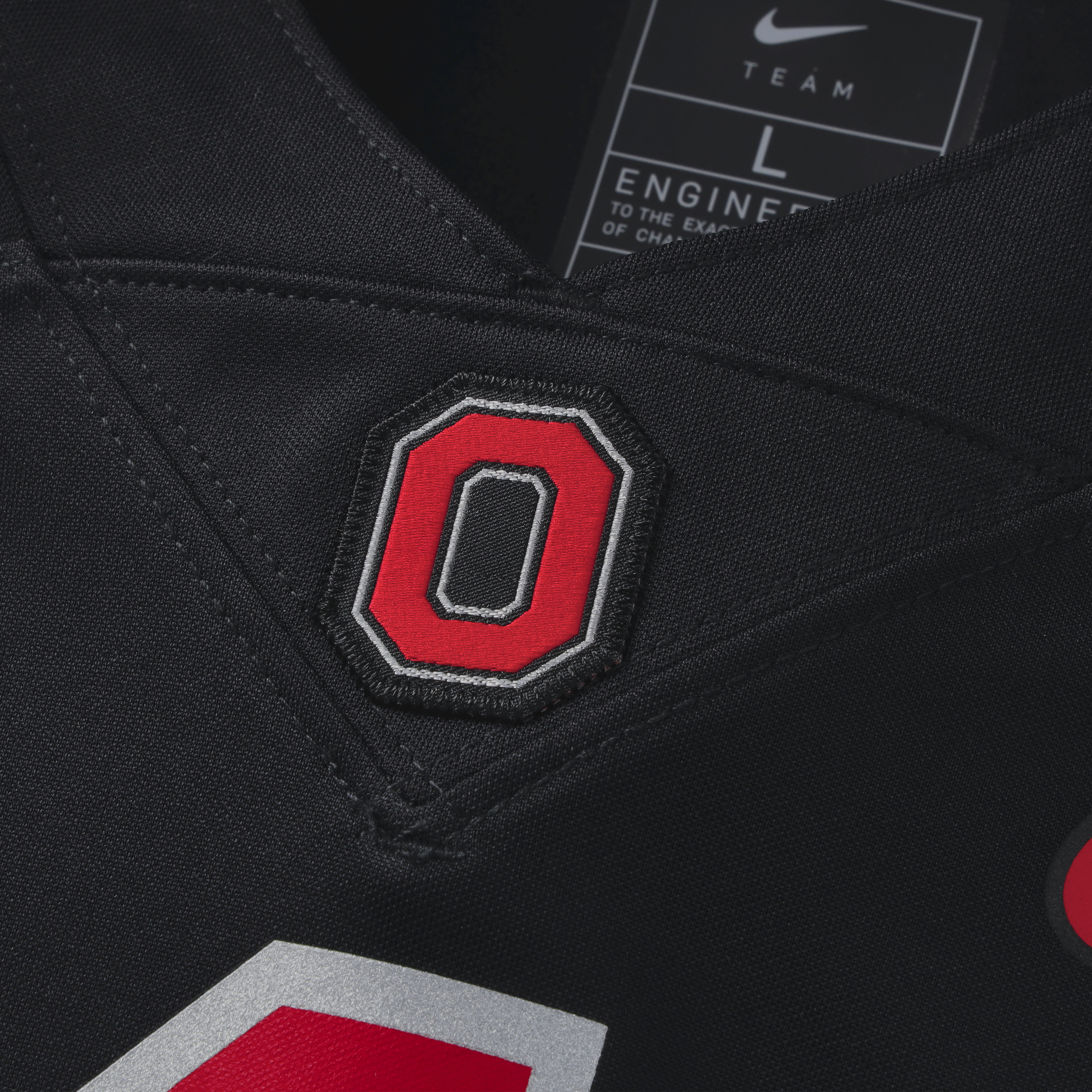 Men's #1 Black Ohio State Buckeyes Alternate Game Football Jersey