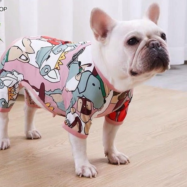 Stylish Frenchie Faces French Bulldog Summer Dress (w324) as a Gift