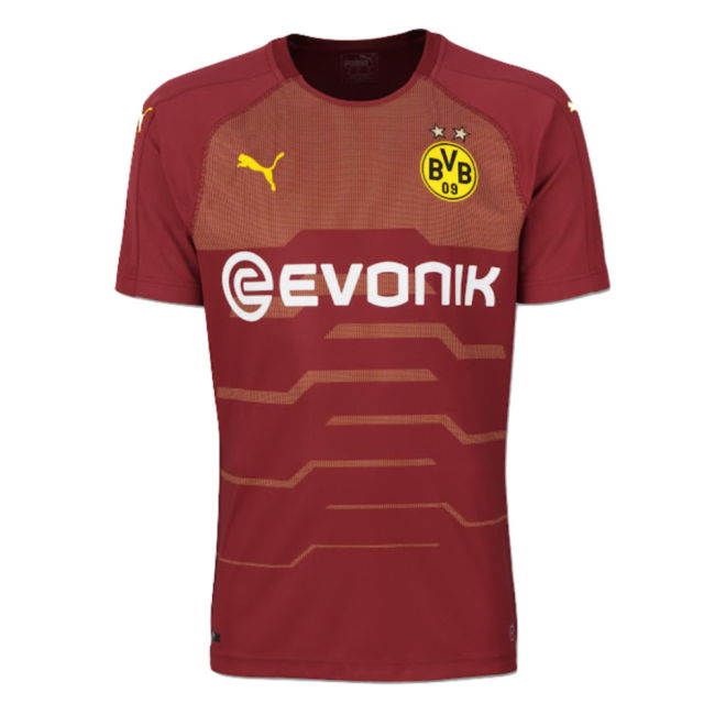 2018-19 BVB Third Shirt (S) (S) (Mint) Antibacterial Reinforced Seams
