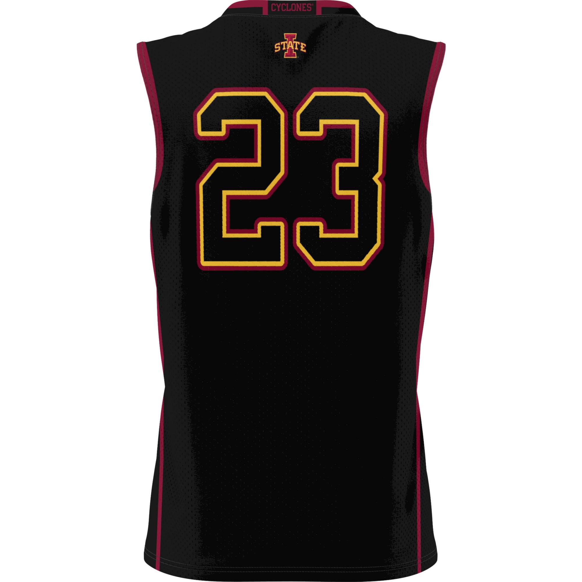 #23 Iowa State Cyclones GameDay Greats Unisex Lightweight Basketball Jersey - Black