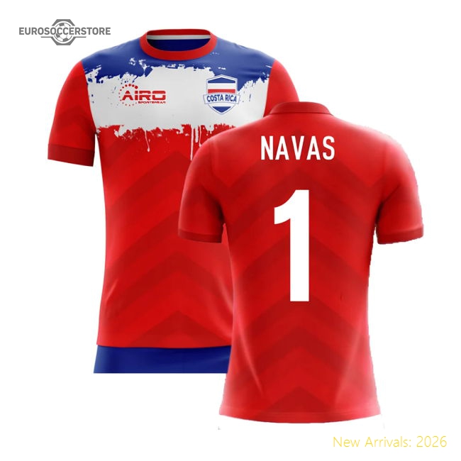 Top Costa Rica 20252026 Home Shirt Lightweight Sleek Moisturewicking