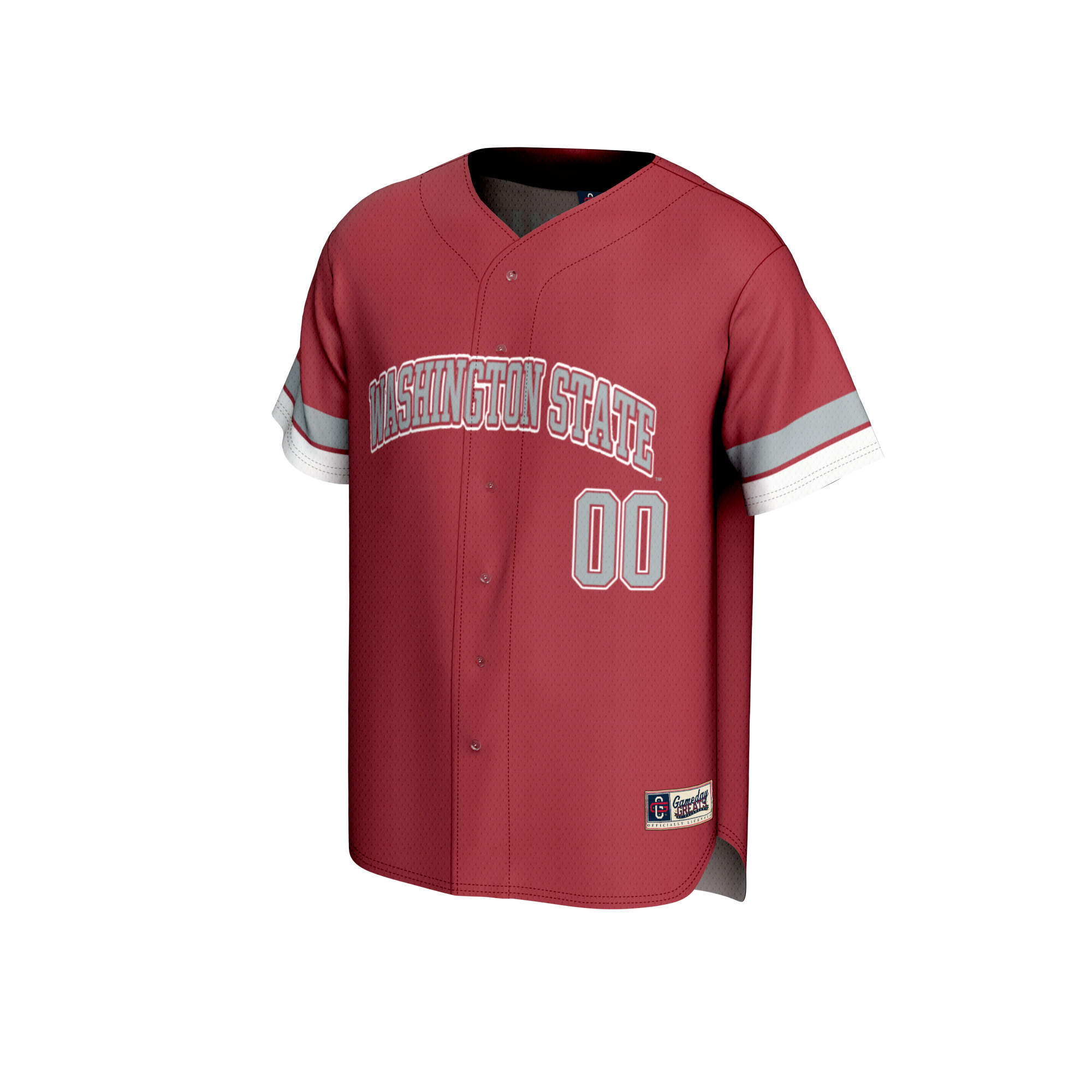 [NJP] Washington State Cougars GameDay Greats Unisex NIL Pick-A-Player Lightweight Baseball Jersey - Crimson