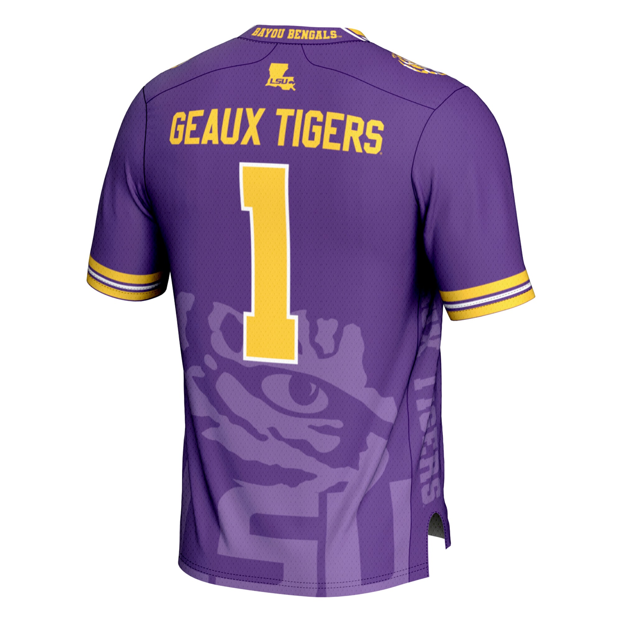 [Youth] LSU Tigers #1 Football Jersey - Purple | Stadium Series 26/27 Season