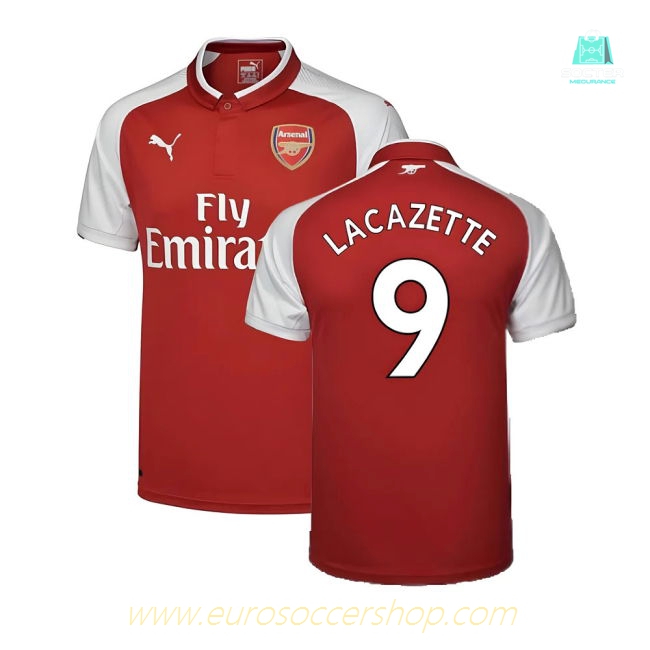 Arsenal 17/18 Home Football Shirt Adult Size XS ((Excellent) XS) (Lacazette 9)