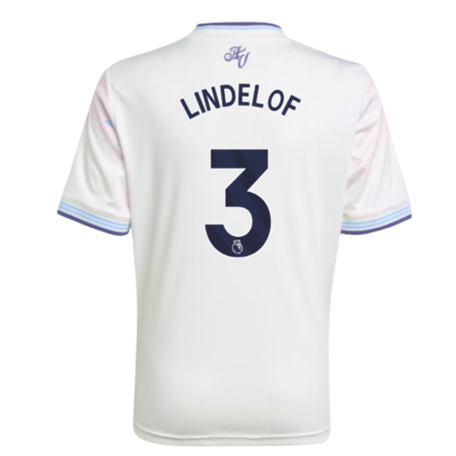 Authentic 2025-2026 Aston Villa Third Shirt - Kids (lindelof 3)
