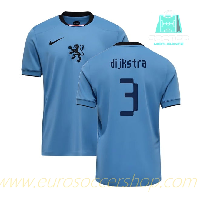 2025-2026 Season Holland Away Jersey Junior (Dijkstra 3)