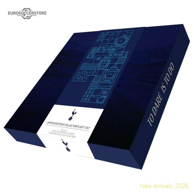 Premium Tottenham Hotspur Fc Calendar & Diary Musical Gift Box 2026