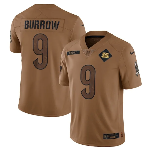 None Joe Burrow Limited Jersey - Brown | NFL Player Jersey | NFL Footb