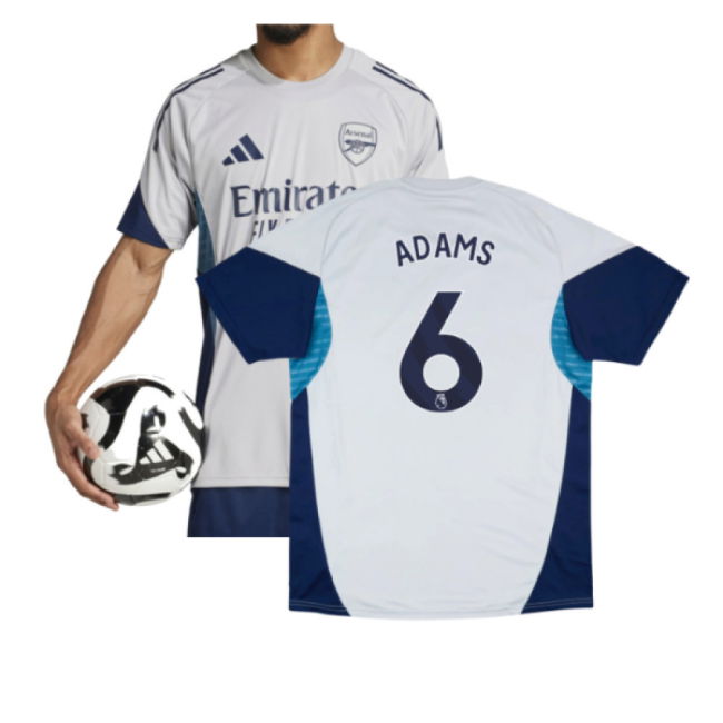 Authentic Design Proud Arsenal Arsenal Training Shirt Grey Two Ada...