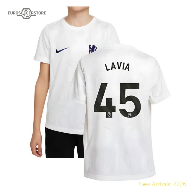 Chelsea Kids High-quality Lavia Jersey 2025-2026 Machine-washable