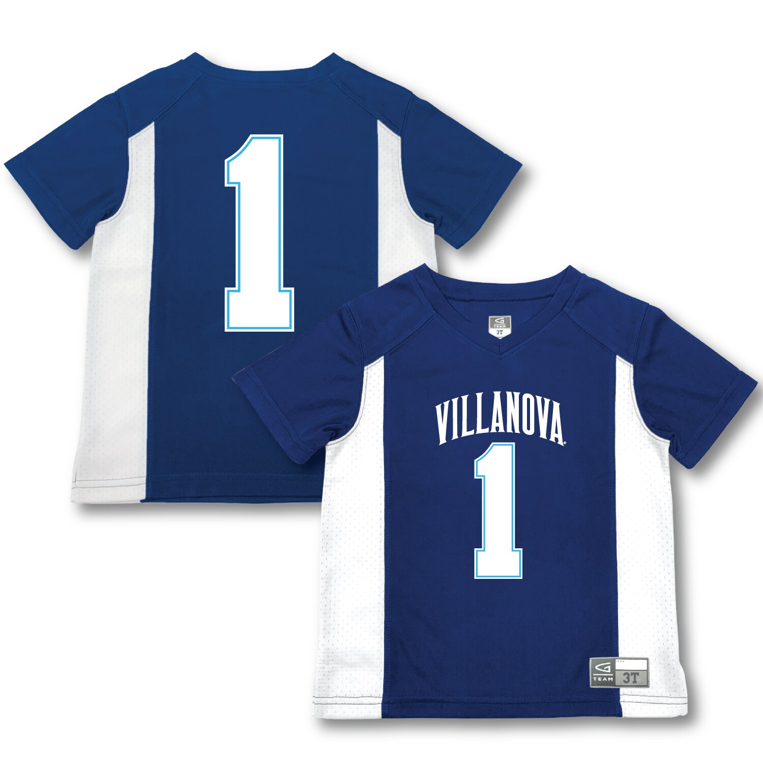 #1 Villanova Wildcats Garb Toddler Football Jersey - Blue