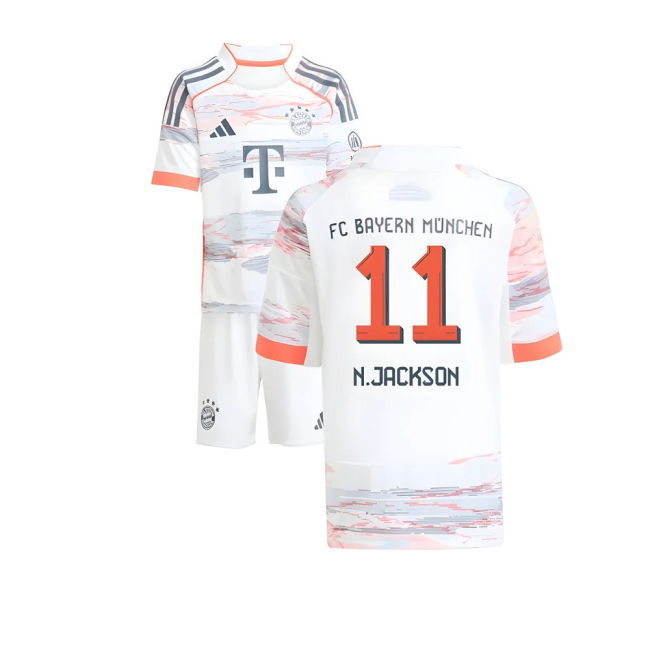 Bayern Munich 2025-2026 Away Football Jersey (N.Jackson 11)