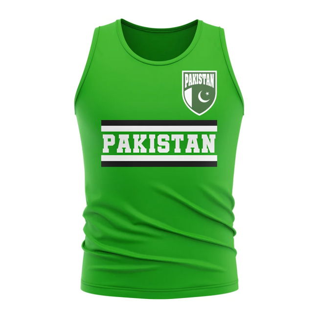 World-Class Pakistan Core Football Country Sleeveless Tee (Green)