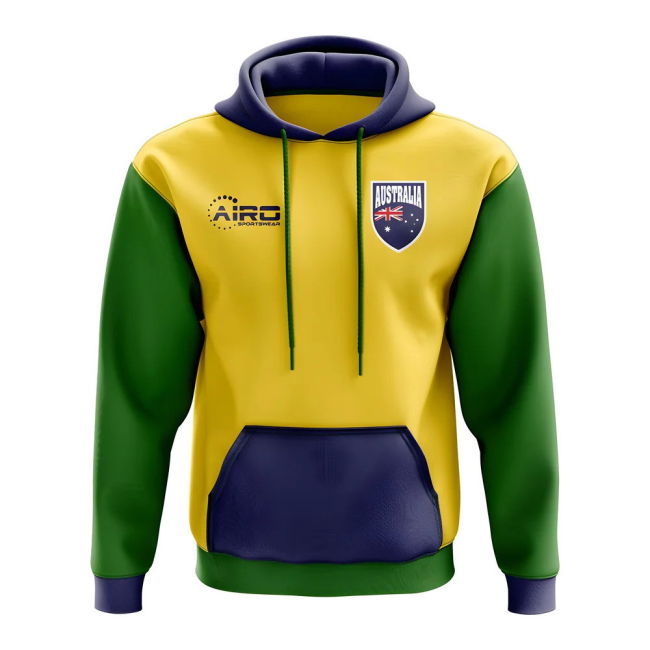 Authentic Australia Concept Country Football Hoody (Yellow)