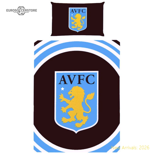 Aston Villa FC Pulse Single Duvet Set
