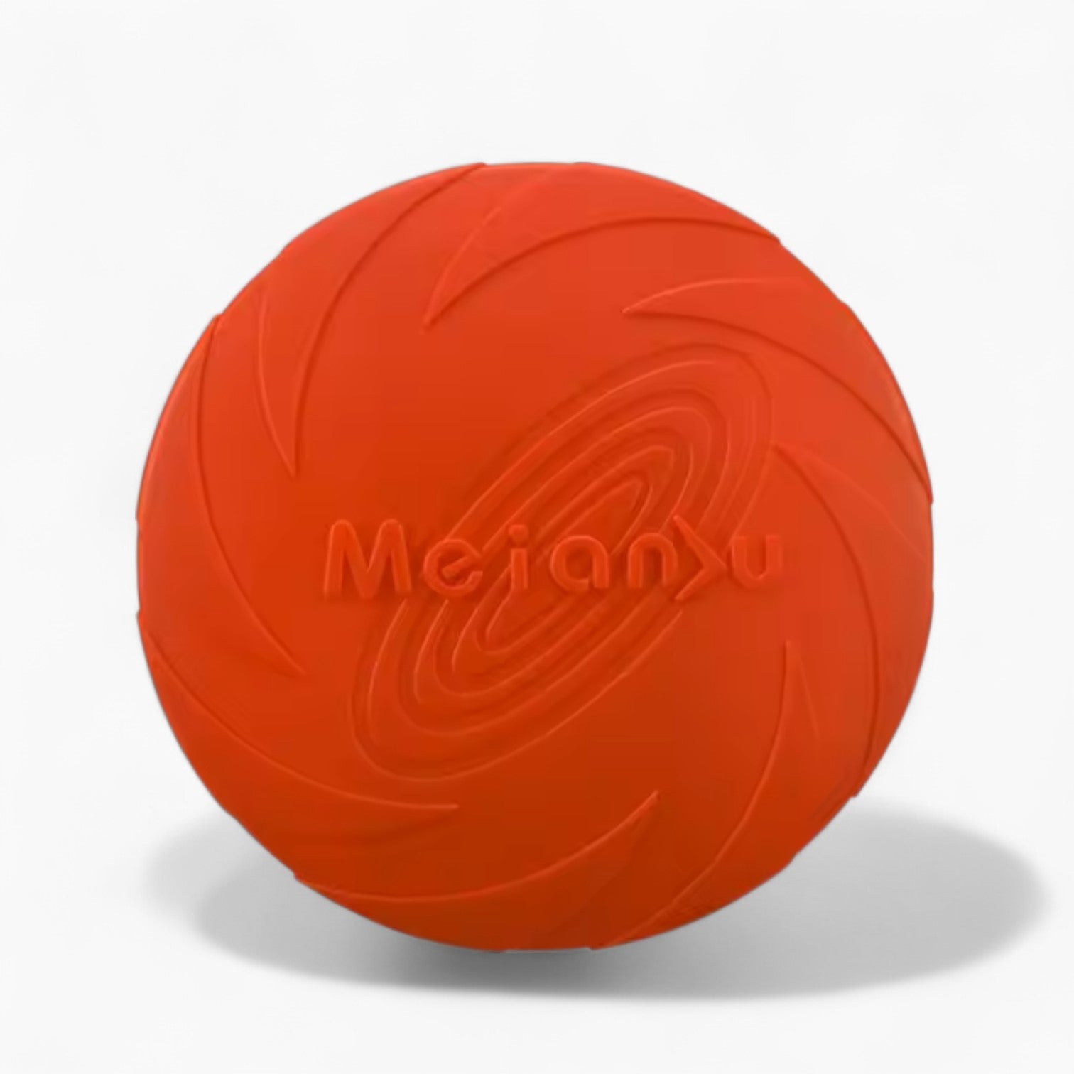 Flychew Frenchie Flying Toy – Bite-Resistant Rubber Fetch Frisbee Toy