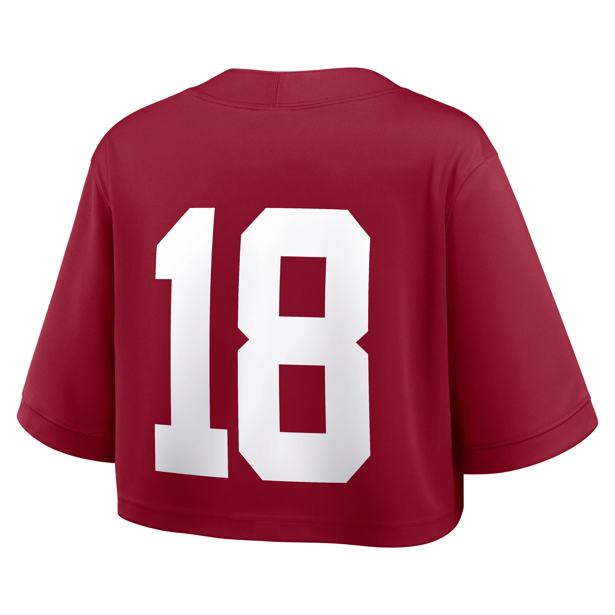 [NJP] Alabama Crimson Tide Women's Game Crop Top Jersey - Crimson