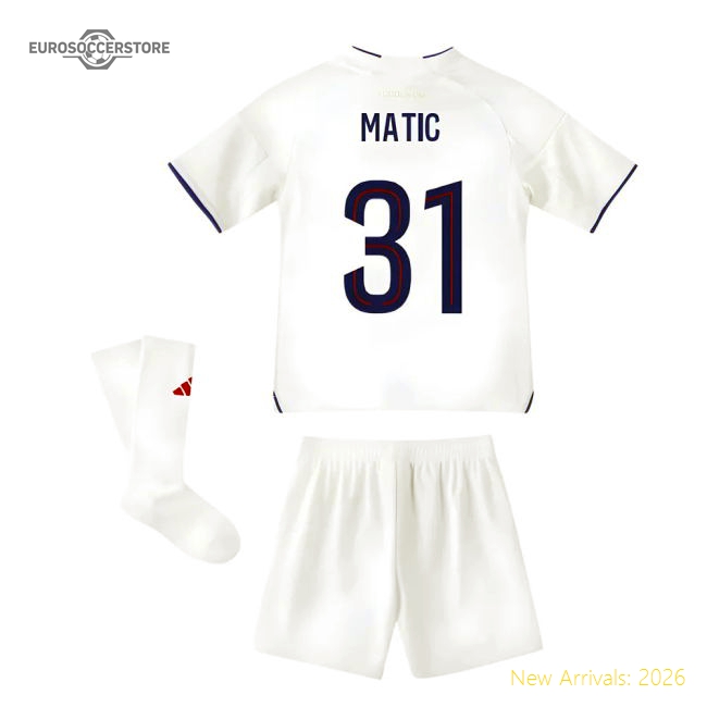Luxury 2025-2026 Olympique Lyon Home Mini Kit (matic 31)