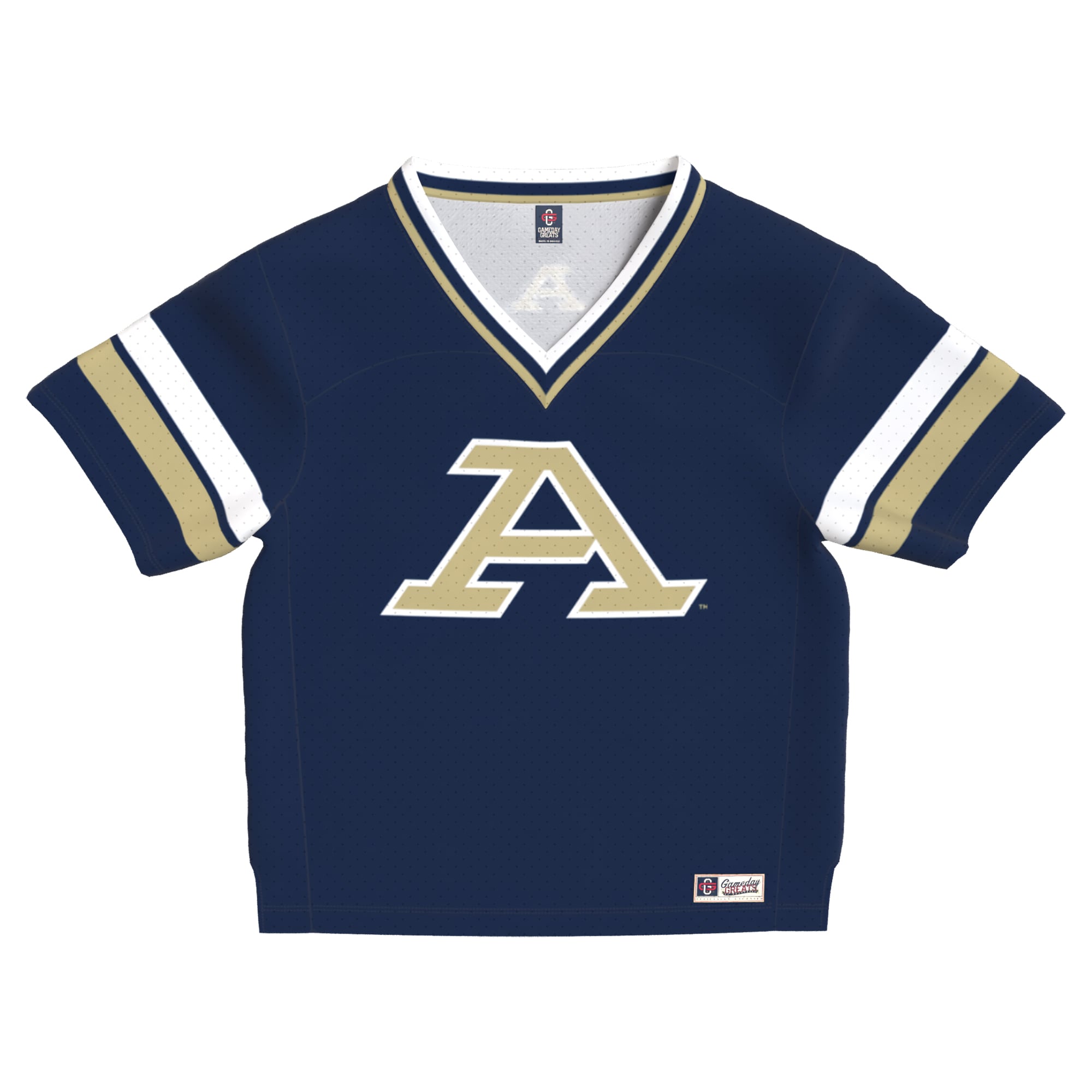 Toddler Navy Akron Zips Lightweight Collegiate Football Fashion Jersey