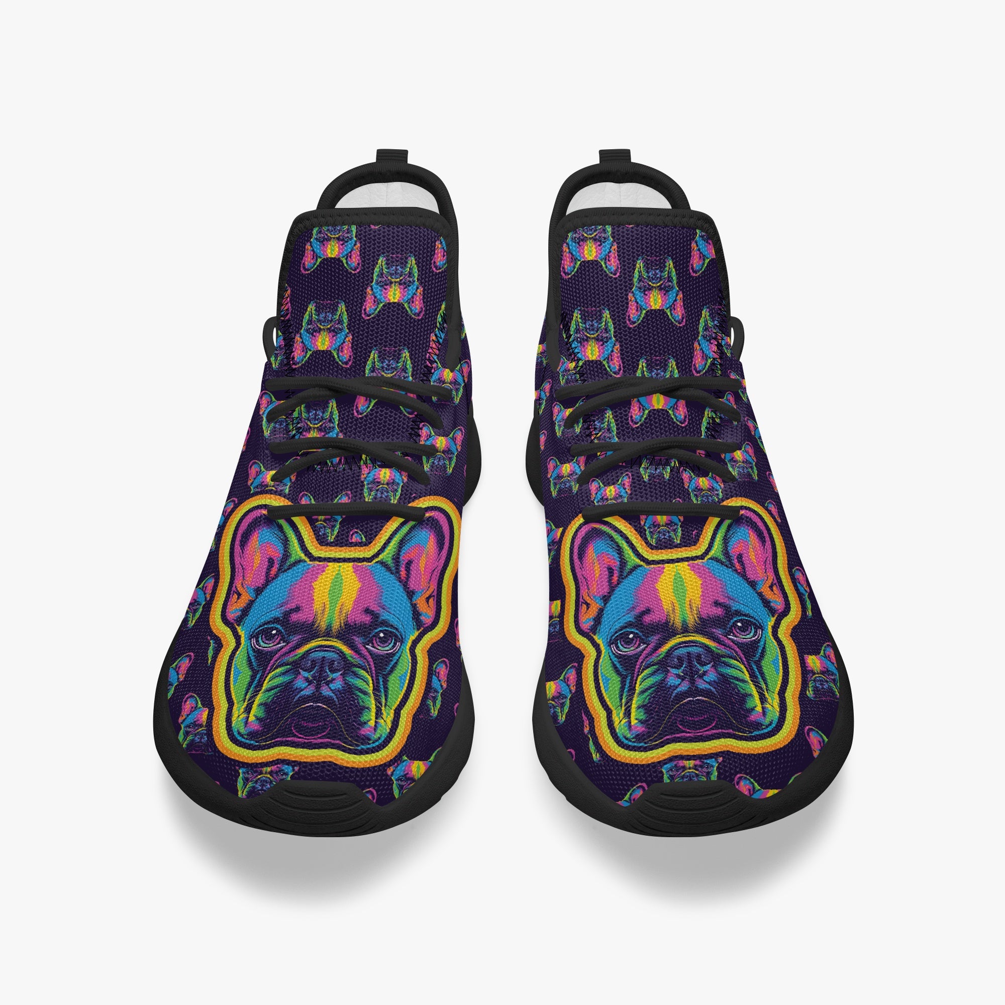 French Bulldog Lover Eggs Classic Sneakers Daily Walking Shoes