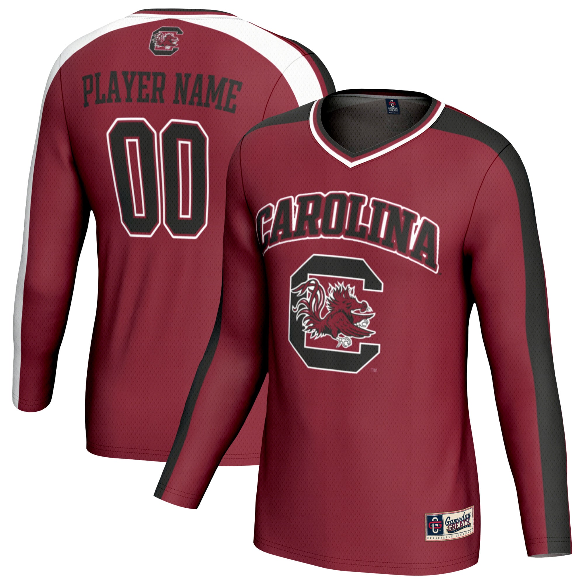 [NJP] South Carolina Gamecocks GameDay Greats Unisex NIL Pick-A-Player Collegiate Women's Volleyball Lightweight Fashion Jersey - Garnet