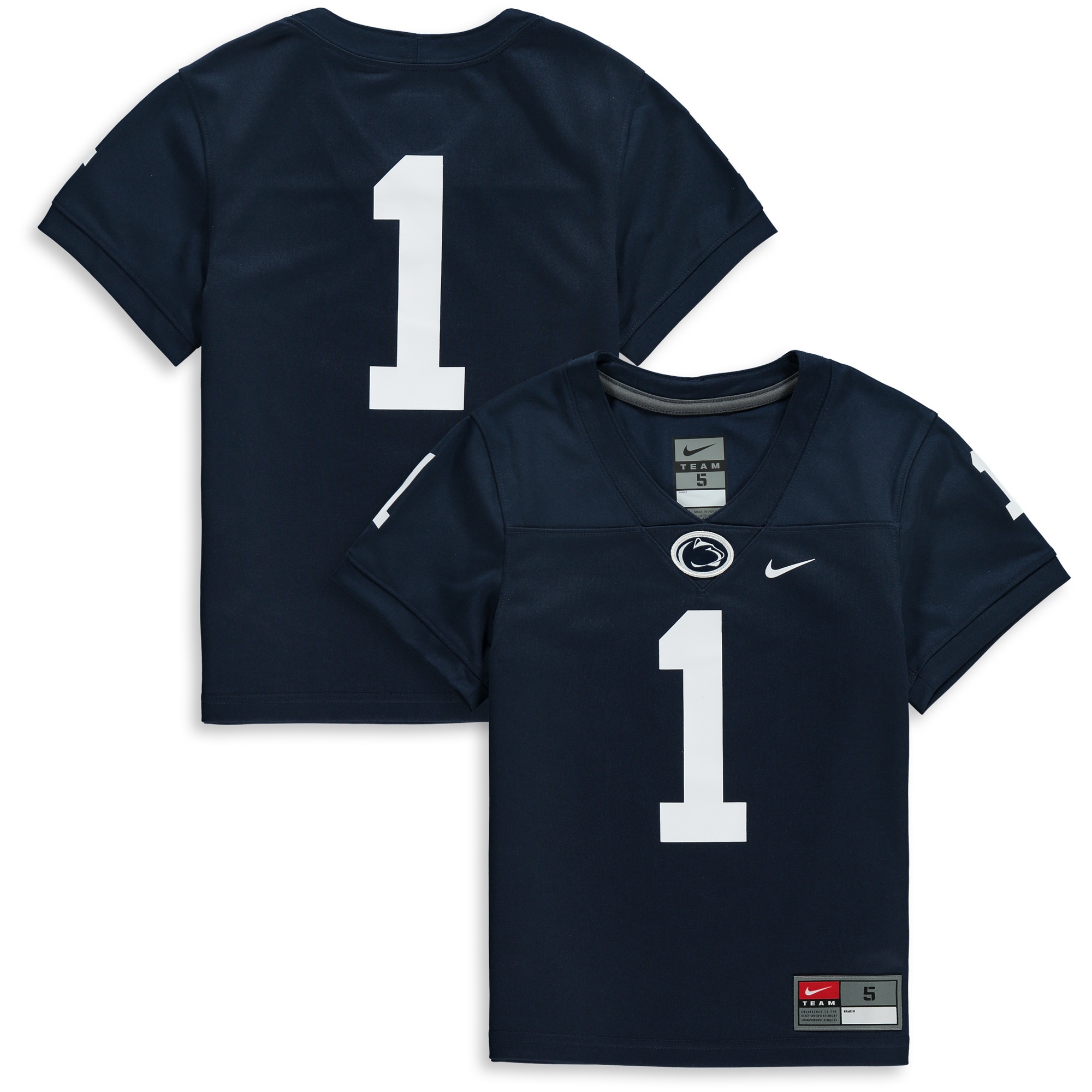 [NJP] Penn State Nittany Lions Preschool Team Replica Football Jersey - Navy