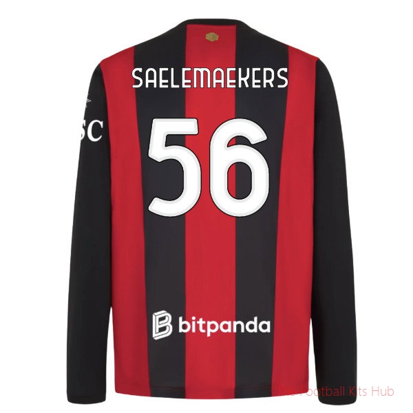 AC Milan 2026-2027 Long Sleeve Home Shirt (Saelemaekers 56)