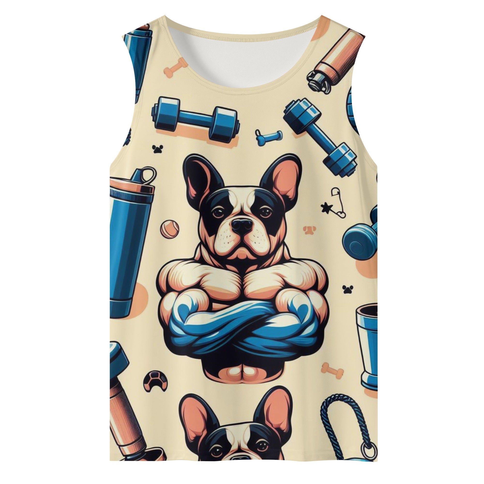 Pet-Lover Street-Ready Chandler - Men Tank Tops for Dog Owners