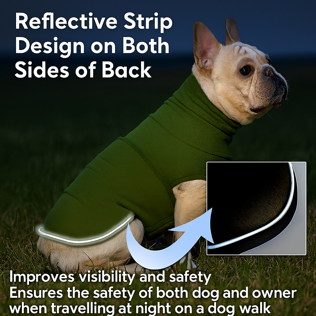 French Bulldog Zenhood Frenchie Anxiety Vest – Calming Hooded Jacket