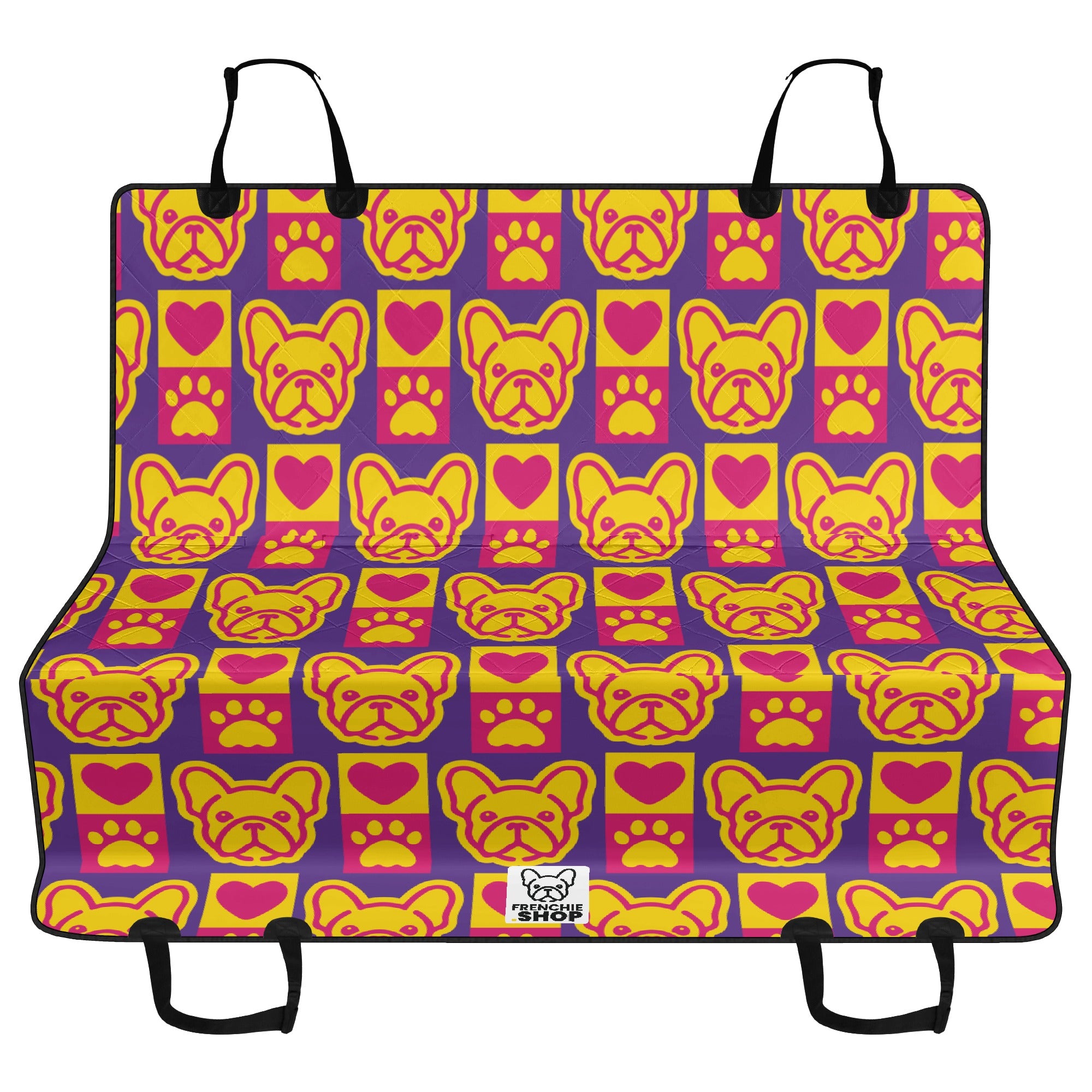 Quincy - Durable Car Pet Seat Covers For French Bulldog Outdoor Use