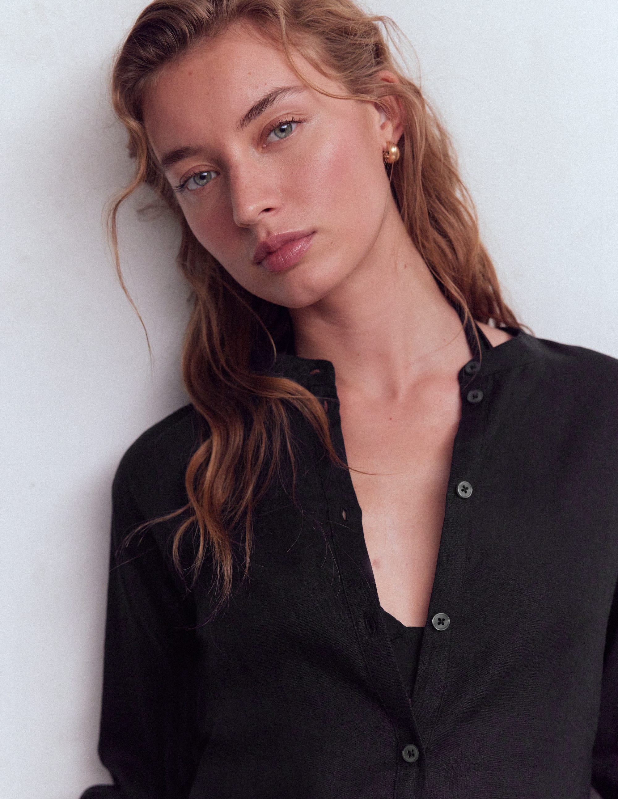 Longline Linen Shirt