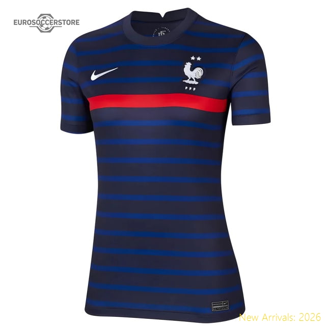 France Home Nike Womens Kit 2020-2021 Fan Wear Jersey