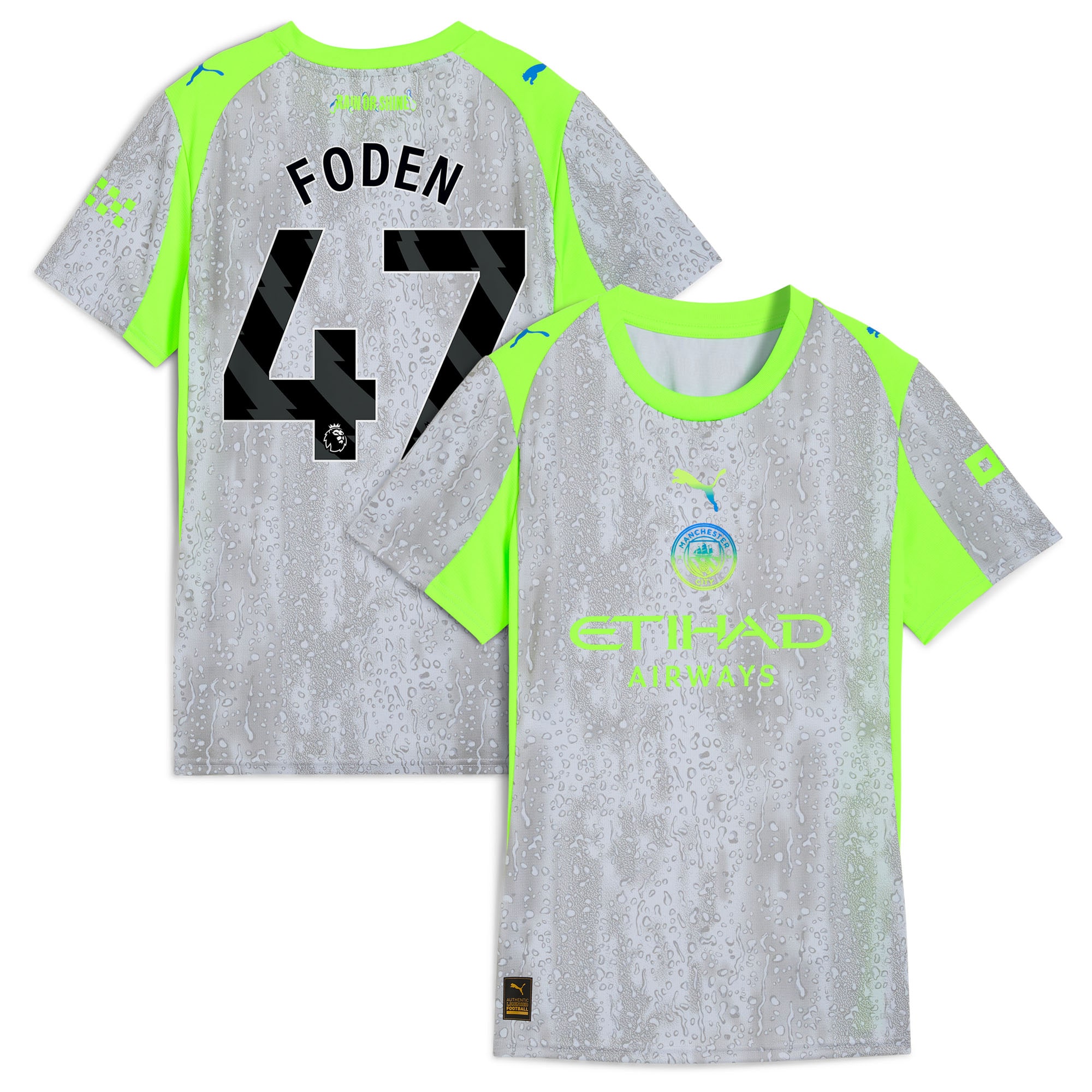 [SJH] Manchester City Women's 2025/26 Third Replica Jersey - Green/Neon Green