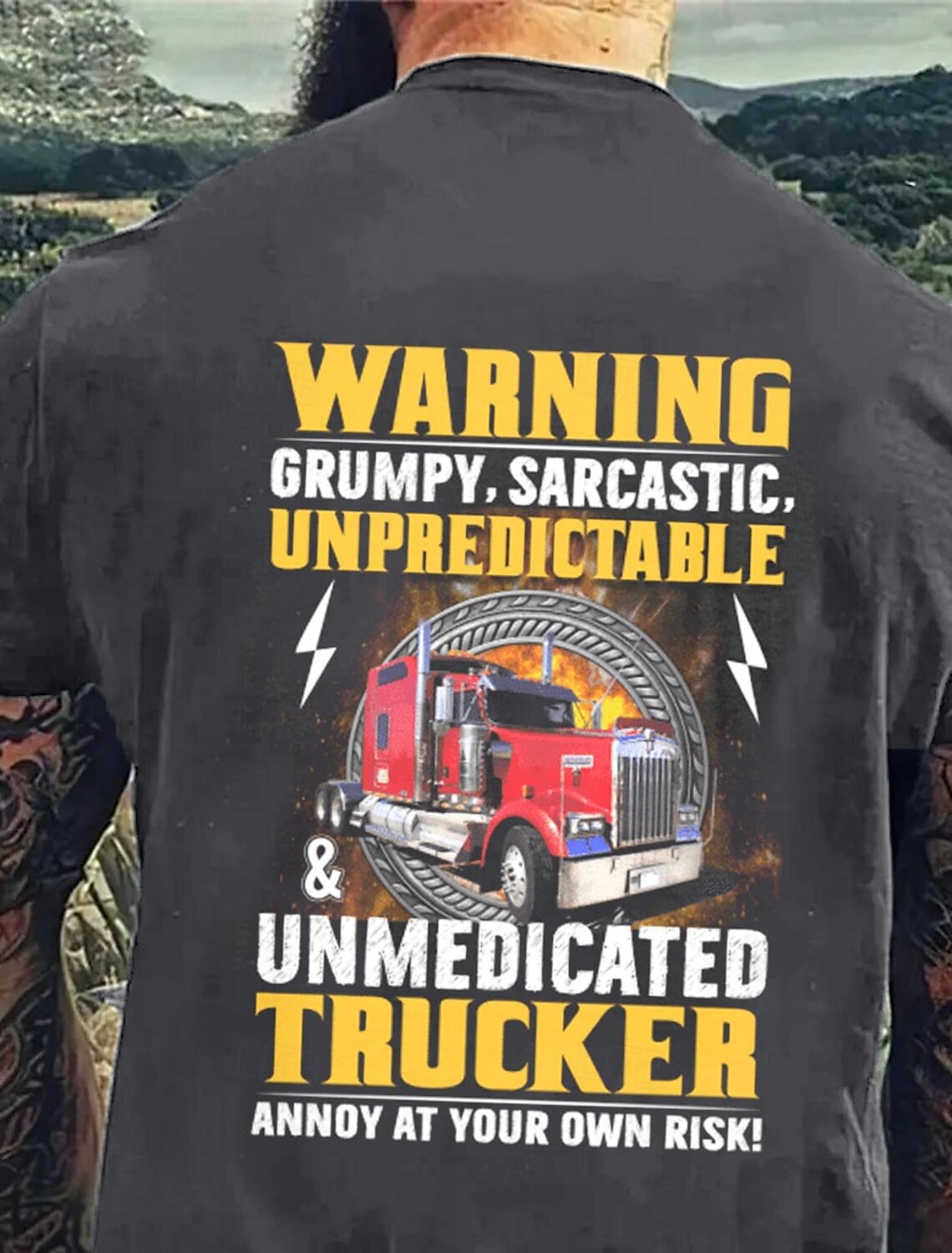 Men's Grumpy Old Man Killin' It Funny Graphic Short Sleeve Lifestyle