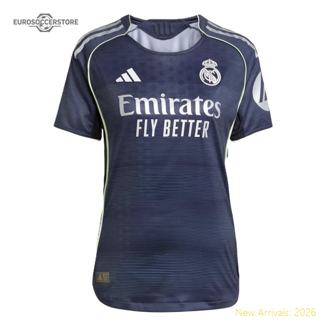 2025-2026 Madrid Real Madrid Away Jersey Shirt (Ladies)