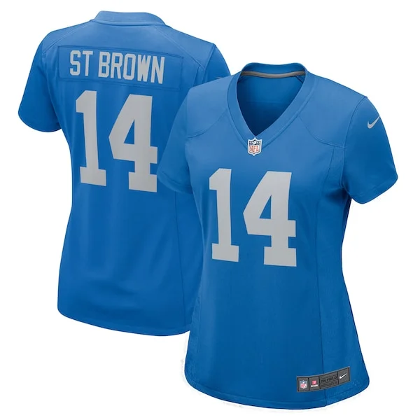 None Game NFL Jersey - Blue | Authentic Football Apparel | NFL Footbal