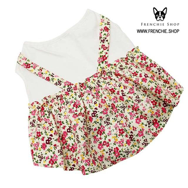 French Bulldog Frenchie Summer Dress Floral Cotton (w305) Durable Dog Item