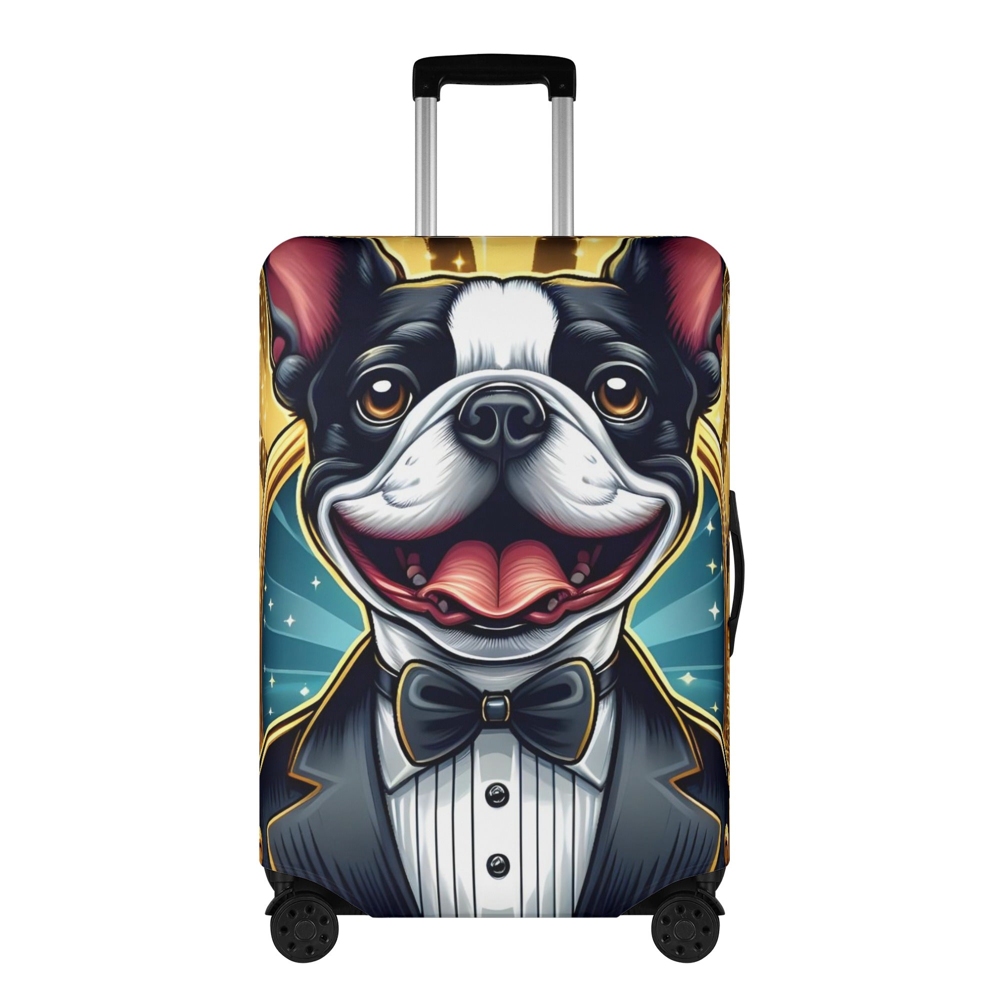 Breed-specific Luggage Cover For Boston Terrier Lovers For Frenchie Pups