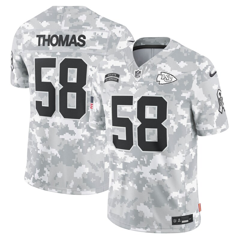 None Derrick Thomas KC Chiefs Vintage Premium Material Jersey
