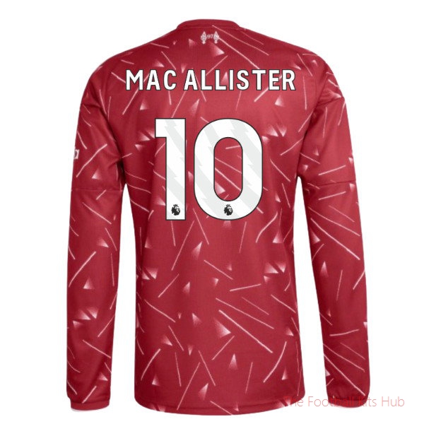 [EFKS] 2026-2027 Liverpool Long Sleeve Home Shirt Mac Allister 10