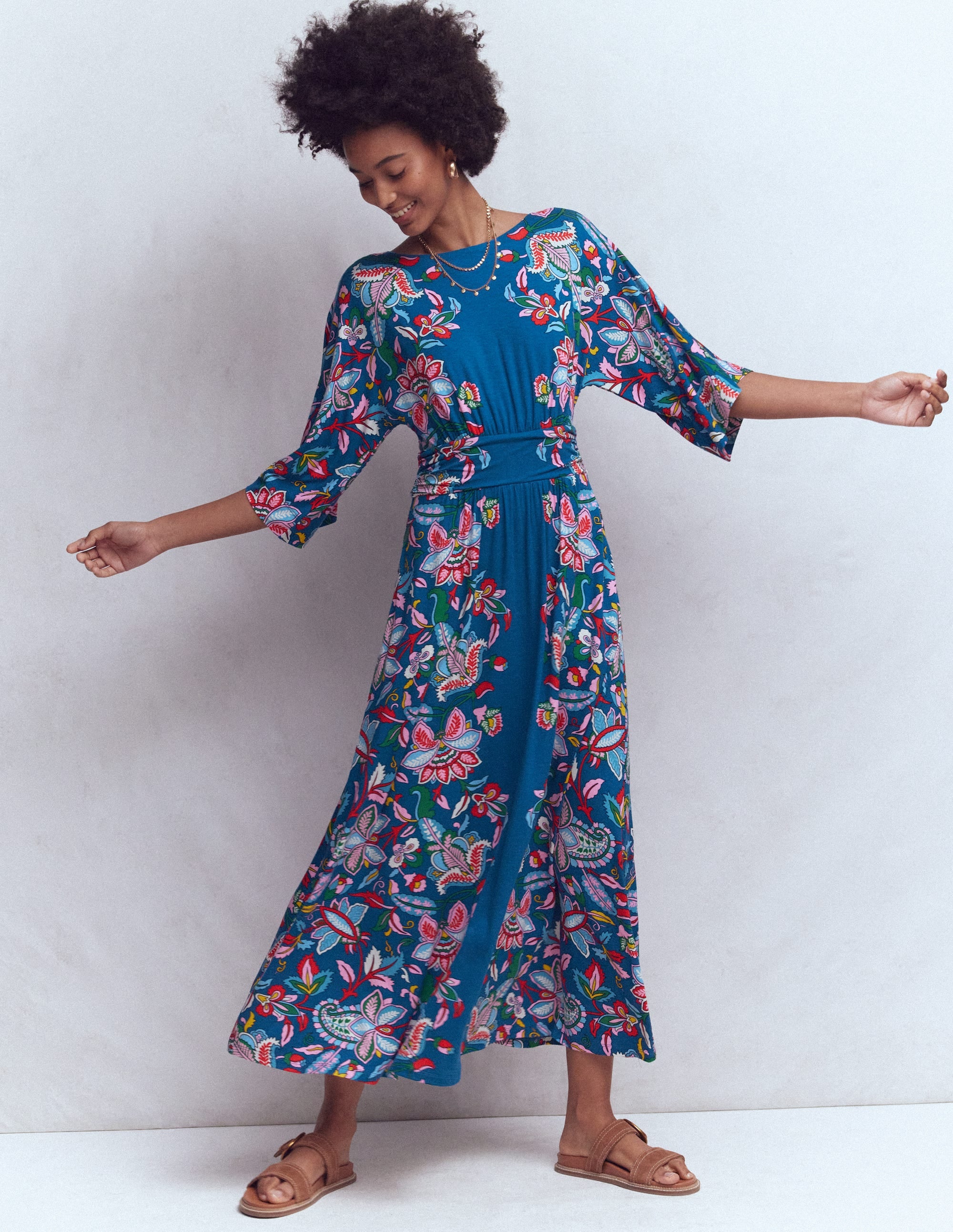 Imelda Kimono Jersey Dress