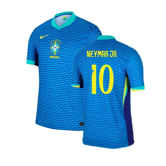 Quality 2024-2025 Brazil Away Dri-Fit Adv Match Shirt (Neymar Jr 10)