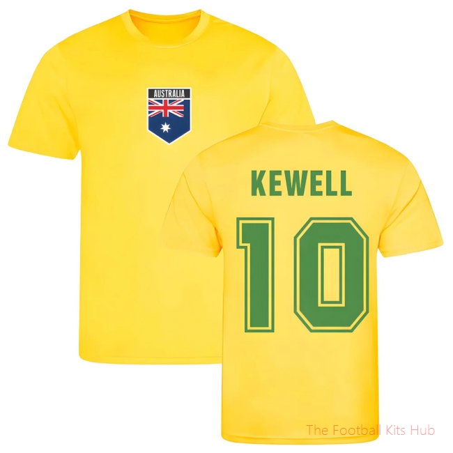 Men Kewell Australia Training Jersey (Yellow)