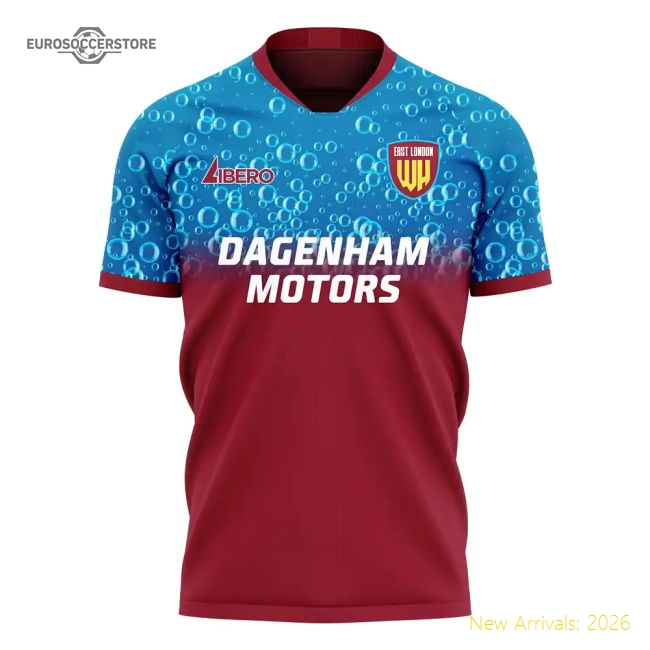 Excellent East London 2025-2026 Home Concept Football Kit (libero)