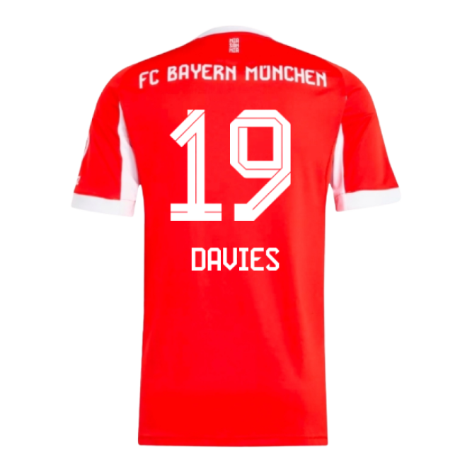 2025-2026 Home Shirt by Bayern Munich (Unisex