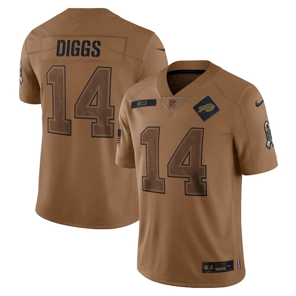 None Stefon Diggs Limited Jersey - Brown | NFL Player Jersey