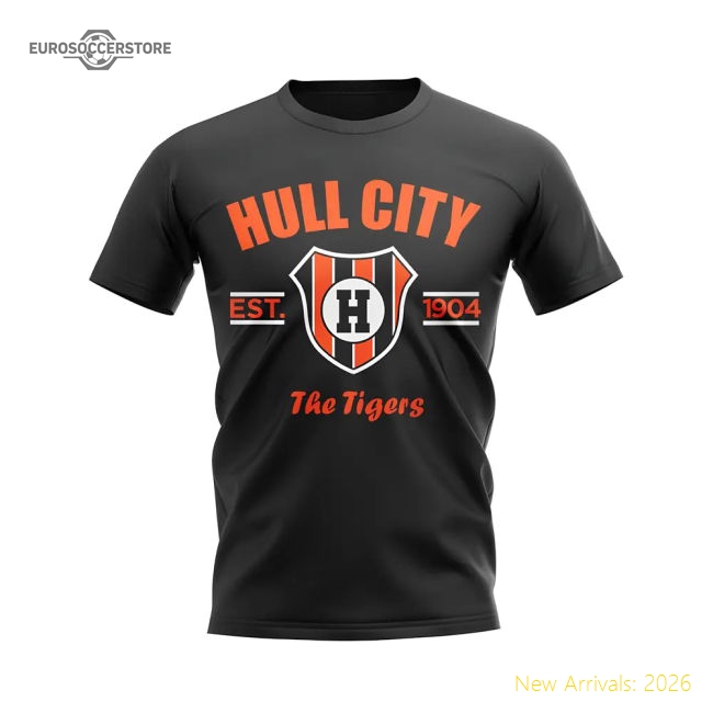 Hull City Established Football T-shirt (black) - Cost-effective