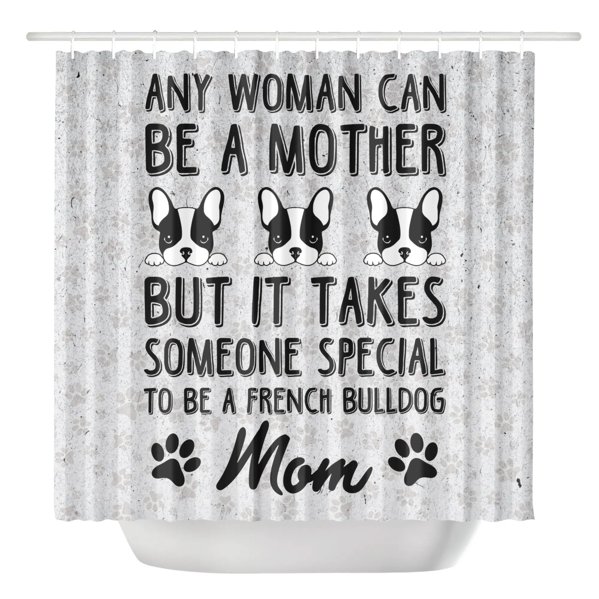 Everyday Bleu - Shower Curtain For Frenchie Lovers for Daily Life